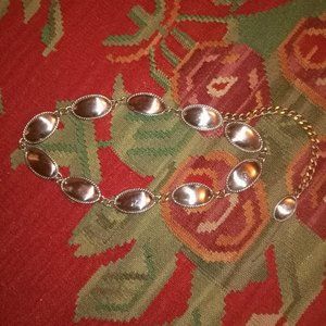 Calvin Klein Silver Concho Belt